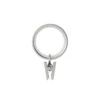 Umbra Cappa Steel Clip Curtain Ring - Nickel - Set Of 7