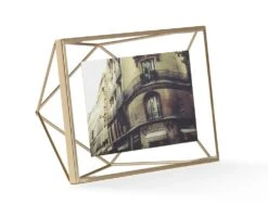 Umbra Prisma 4x6 Photo Display, Matte Brass